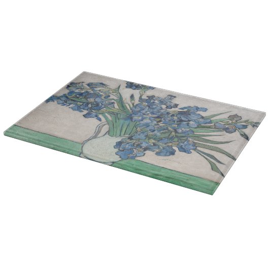 Van Gogh Iris Vase Schilderend Impressionisme Snijplank (Hoek)
