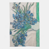 Van Gogh Iris Vase Schilderend Impressionisme Theedoek (Verticaal)