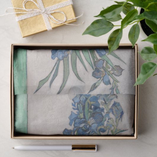 Van Gogh Iris Vase Schilderend Impressionisme Tissuepapier (Geschenk)