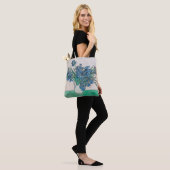 Van Gogh Iris Vase Schilderend Impressionisme Tote Bag (Op model)