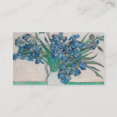 Van Gogh Iris Vase Schilderend Impressionisme Visitekaartje (Achterkant)