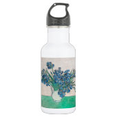 Van Gogh Iris Vase Schilderend Impressionisme Waterfles (Voorkant)