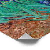 Van Gogh Irise Floral Painting Poster (Hoek)