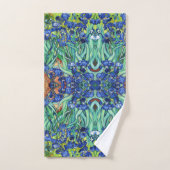 Van Gogh Irise Flower Garden Impressionism Bad Handdoek (Handdoek)