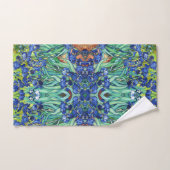 Van Gogh Irise Flower Garden Impressionism Bad Handdoek (Handdoek)