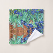 Van Gogh Irise Flower Garden Impressionism Bad Handdoek (Wasdoekje)