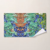 Van Gogh Irise Flower Garden Impressionism Bad Handdoek (Handdoek)
