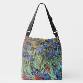 Van Gogh Irise Flowers Floral Garden Crossbody Tas (Voorkant)