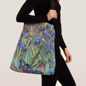 Van Gogh Irise Flowers Floral Garden Crossbody Tas (Dichtbij)