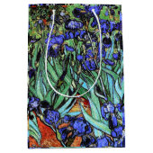 Van Gogh Irise Flowers Floral Garden Gift Bag Medium Cadeauzakje (Voorkant)