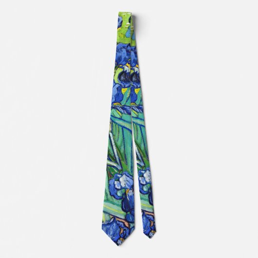 Van Gogh Irise Impressionisme Floral Stropdas (Voorkant)
