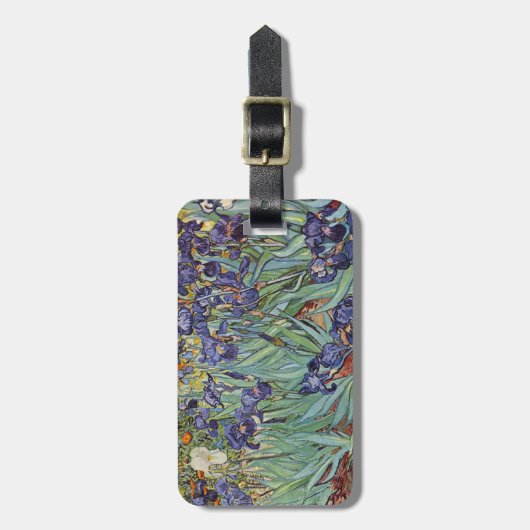 Van Gogh Irise Impressionist Painting Bagagelabel (Voorkant verticaal)