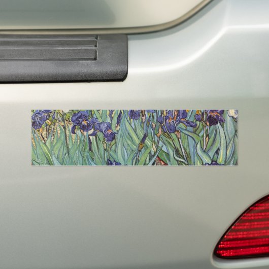 Van Gogh Irise Impressionist Painting Bumpersticker (Op auto)