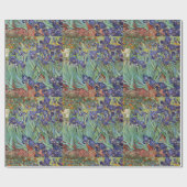 Van Gogh Irise Impressionist Painting Cadeaupapier (Vlak)