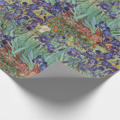 Van Gogh Irise Impressionist Painting Cadeaupapier (Hoek)