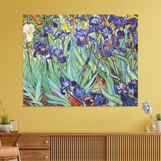 Van Gogh Irise Impressionist Painting Canvas Afdruk (Insitu (Woonkamer))