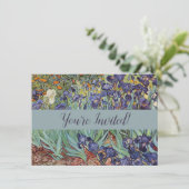 Van Gogh Irise Impressionist Painting Kaart (Staand voorkant)