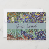 Van Gogh Irise Impressionist Painting Kaart (Voorkant)