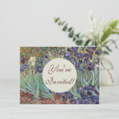 Van Gogh Irise Impressionist Painting Kaart (Staand voorkant)