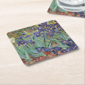 Van Gogh Irise Impressionist Painting Kartonnen Onderzetters (Schuin)