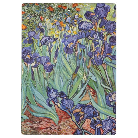 Van Gogh Irise Impressionist Painting Klembord (Achterkant)