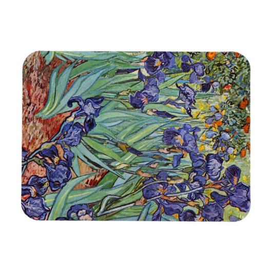 Van Gogh Irise Impressionist Painting Magneet (Horizontaal)