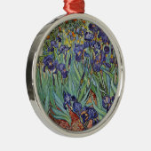 Van Gogh Irise Impressionist Painting Metalen Ornament (Rechts)