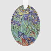 Van Gogh Irise Impressionist Painting Ornament (achterkant)