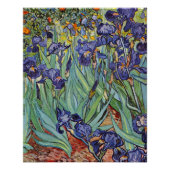 Van Gogh Irise Impressionist Painting Perfect Poster (Voorkant)