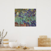 Van Gogh Irise Impressionist Painting Poster (Keuken)