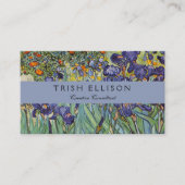 Van Gogh Irise Impressionist Painting Visitekaartje (Voorkant)