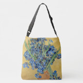 Van Gogh Irise Vase Flowers nog steeds Nederlandse Crossbody Tas (Achterkant)