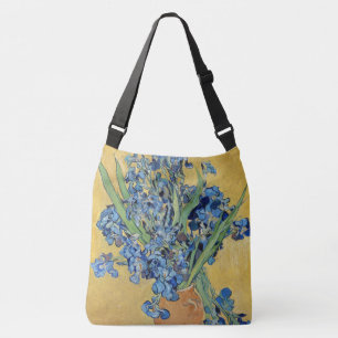 Van Gogh Irise Vase Flowers nog steeds Nederlandse Crossbody Tas