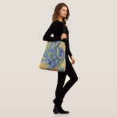 Van Gogh Irise Vase Flowers nog steeds Nederlandse Crossbody Tas (Op model)