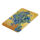Van Gogh Irise Vase Gold Wall Blue Flowers Art Magneet (Linkerzijde)