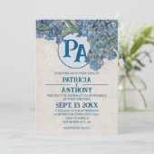 Van Gogh Irise Wedding Uitnodiging (Staand voorkant)