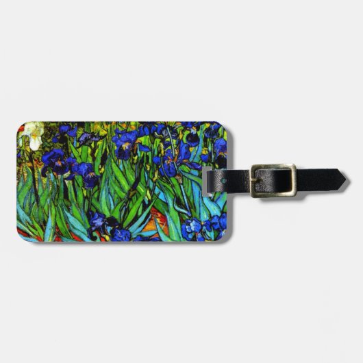 Van Gogh - Irises, 1889 Bagagelabel (Voorkant horizontaal)