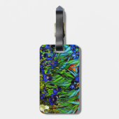 Van Gogh - Irises, 1889 Bagagelabel (Achterkant verticaal)