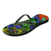 Van Gogh - Irises, 1889 Teenslippers (Schuin)