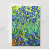 Van Gogh Irises Aankondiging (Voorkant)