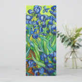 Van Gogh Irises Aankondiging (Staand voorkant)