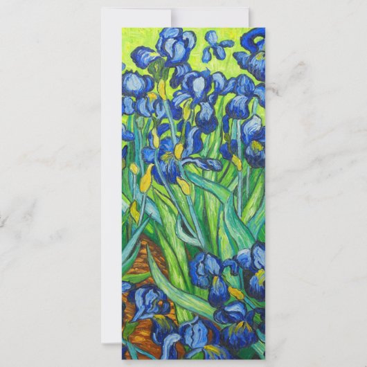 Van Gogh Irises Aankondiging (Voorkant)