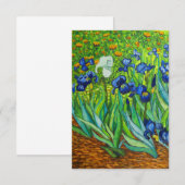 Van Gogh Irises Aankondiging (Voorkant / Achterkant)