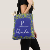 Van Gogh Irises Appelgroene Monogram Tote Bag (Dichtbij)