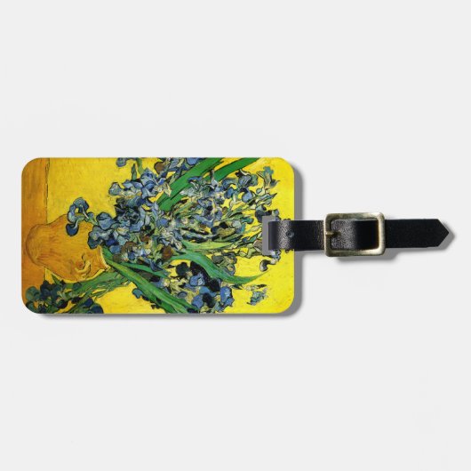 Van Gogh: Irises Bagagelabel (Voorkant horizontaal)