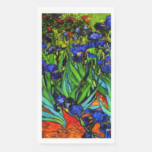 Van Gogh - Irises, beroemd schilderij, Servet (Voorkant)