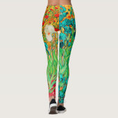 Van Gogh Irises/Blauwgroen/St. Remy Leggings (Achterkant)