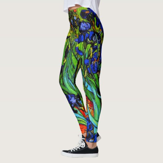 Van Gogh - Irises, bloemschilderij, Leggings (Links)