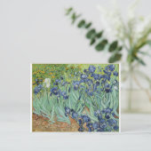 Van Gogh Irises Briefkaart (Staand voorkant)