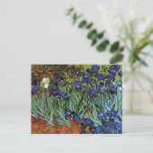 Van Gogh Irises Briefkaart (Staand voorkant)